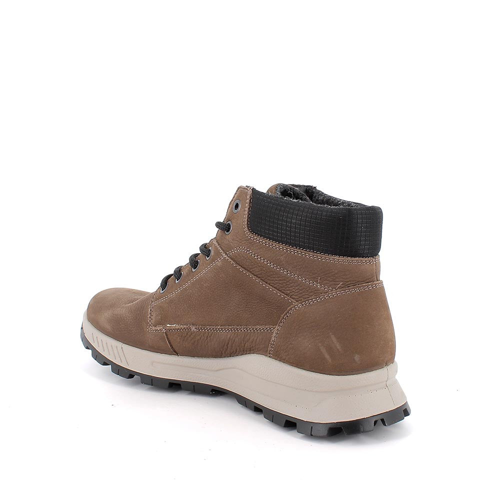 Polacchine gore-tex da uomo marrone con lacci