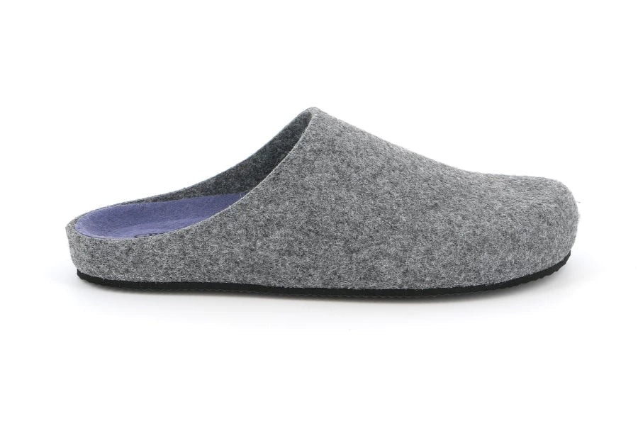 EURO CB2209 Antracite Cobalto Ciabatta da uomo in feltro Gr nland