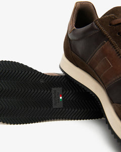 Sneakers Uomo in Pelle e Camoscio